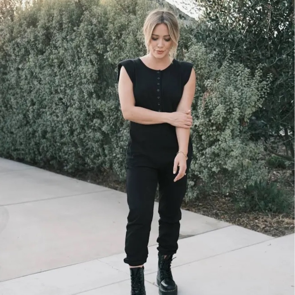 Smash + Tess X Hilary Duff The Banks Romper Black Sz S